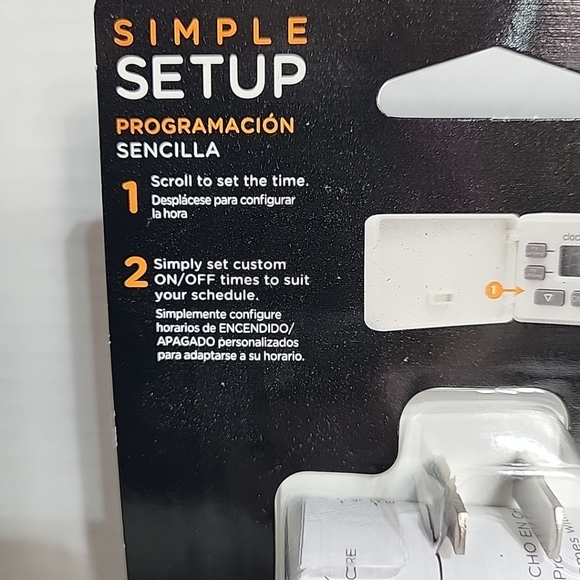 My Smart Touch Simple SetSet Plug In Digital Timer 2 Settings Indoor - Picture 5 of 6